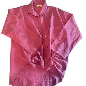 Stylish Pink Button-Down Shirt